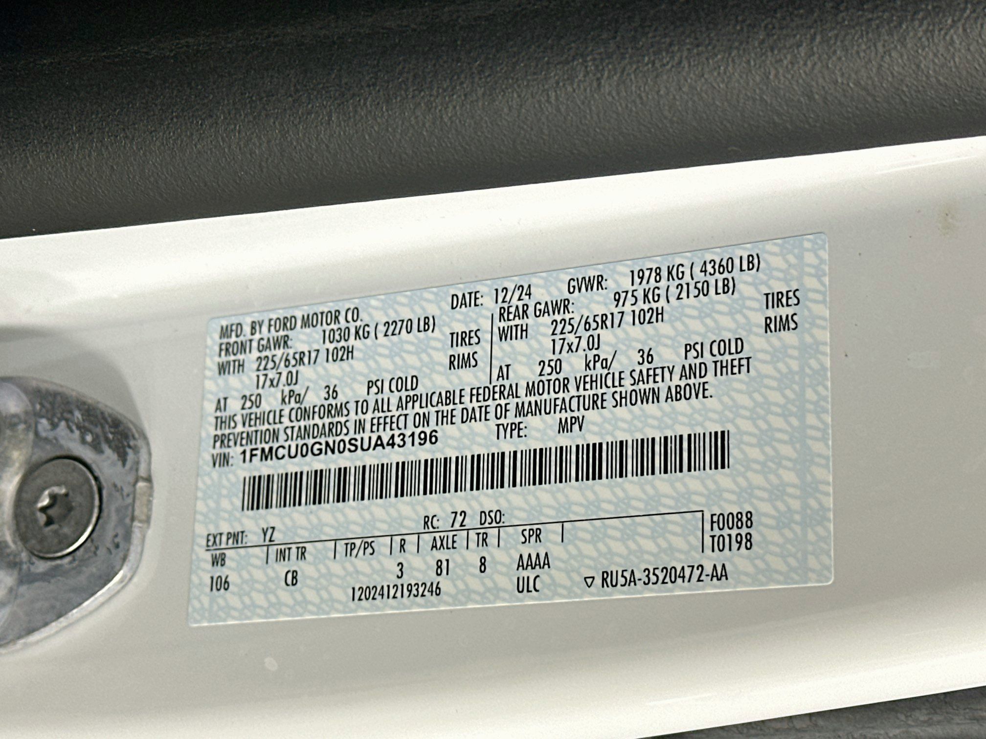Used 2025 Ford Escape Active FWD image 12
