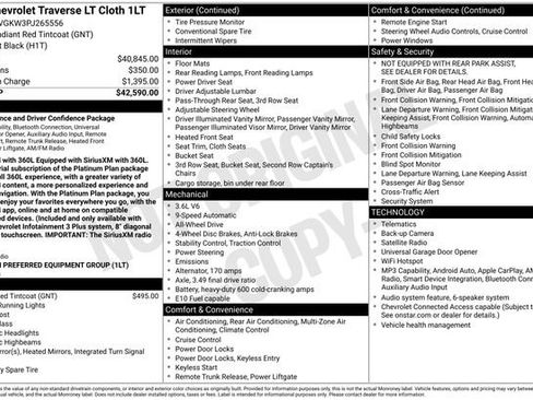 Certified 2023 Chevrolet Traverse LT AWD/4WD image 6