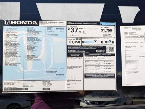 New 2026 Honda CR-V Sport image 17