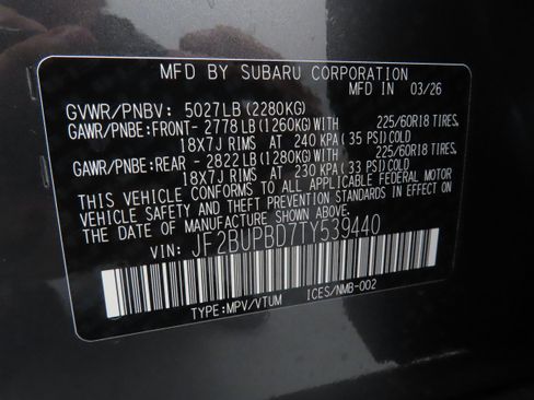 New 2026 Subaru Outback Premium AWD/4WD image 28