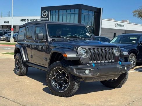 Used 2021 Jeep Wrangler Unlimited Rubicon 4xe image 1
