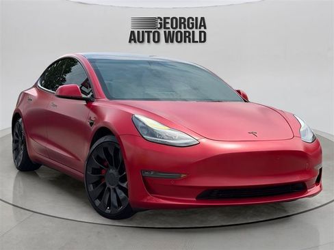 Used 2022 Tesla Model 3 Performance AWD/4WD image 4