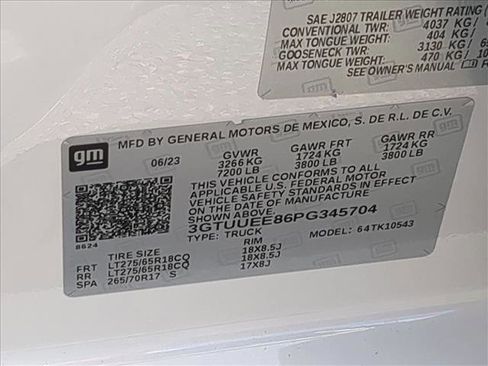 Used 2023 GMC Sierra 1500 AT4 w/ Technology Package image 24