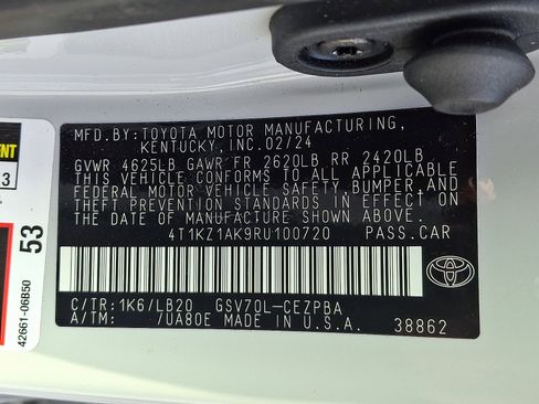 Certified 2024 Toyota Camry XSE w/ Navigation Package image 30