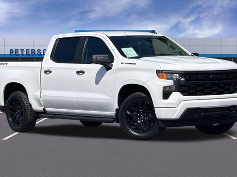 Used 2023 Chevrolet Silverado 1500 Custom w/ LPO, Dark Essentials Package AWD/4WD image 2