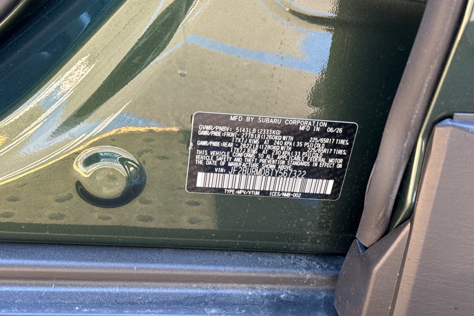 New 2026 Subaru Outback Wilderness AWD/4WD image 28