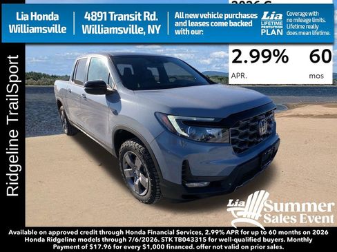 New 2026 Honda Ridgeline TrailSport image 1