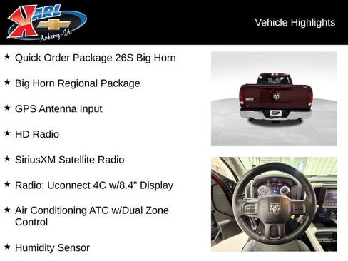 Used 2019 RAM 1500 Big Horn RWD image 2