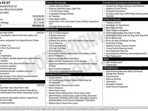 Used 2025 Kia K5 GT image 15