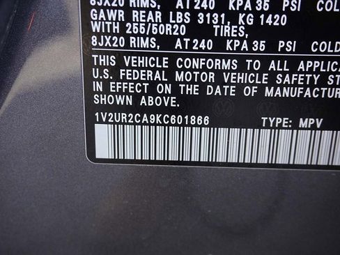 Used 2019 Volkswagen Atlas SE w/ Panoramic Sunroof Package image 56