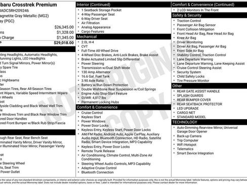 Used 2024 Subaru Crosstrek 2.0i Premium image 3