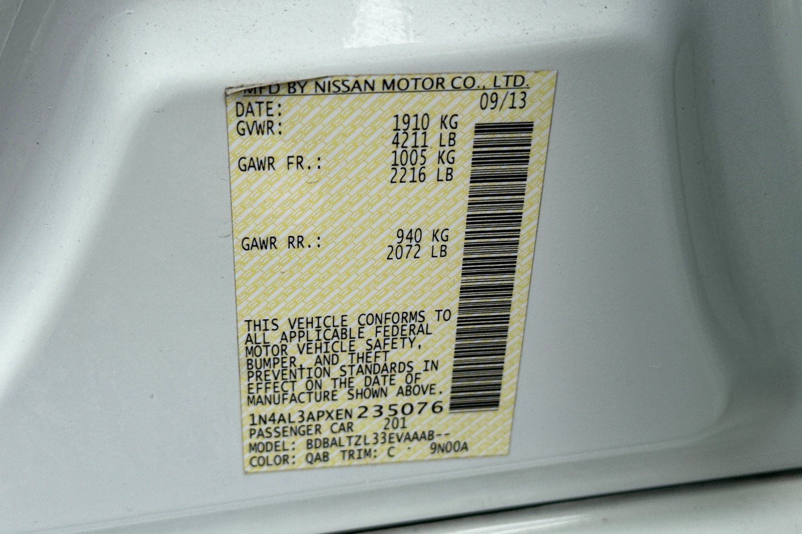 Used 2014 Nissan Altima 2.5 SV w/ Convenience Package FWD image 26