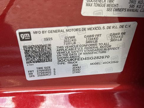 Certified 2025 Chevrolet Silverado 1500 LT Trail Boss w/ LT Trail Boss Premium Package AWD/4WD image 17