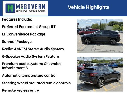 Used 2026 Chevrolet Trax LT w/ Sunroof Package FWD image 4