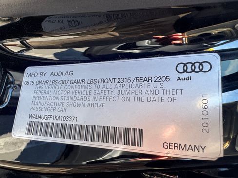 Used 2019 Audi A3 2.0T Titanium w/ Convenience Package FWD image 16