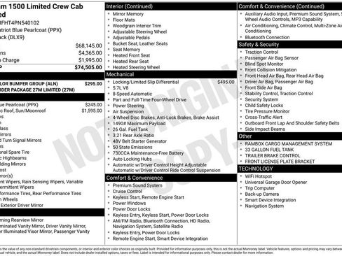 Used 2023 RAM 1500 Limited w/ Body Color Bumper Group image 21