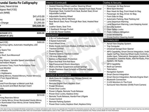 Used 2022 Hyundai Santa Fe Calligraphy w/ Cargo Package FWD image 30