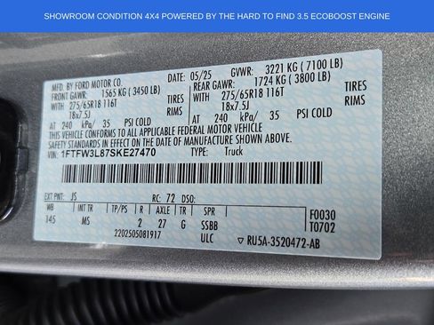 Used 2025 Ford F150 XLT w/ Equipment Group 301A Standard AWD/4WD image 27