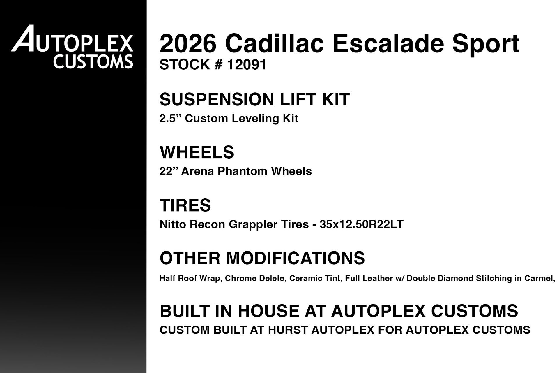 Used 2026 Cadillac Escalade Sport w/ Touring Package RWD image 2