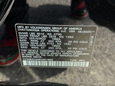 Used 2023 Volkswagen Atlas SE w/ Black Wheel Package AWD/4WD image 29