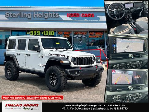 Used 2024 Jeep Wrangler Unlimited Rubicon w/ XTREMEE 35" Tire Package AWD/4WD image 1