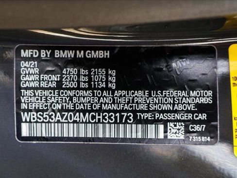 Used 2021 BMW M4 Coupe w/ Executive Package RWD image 28