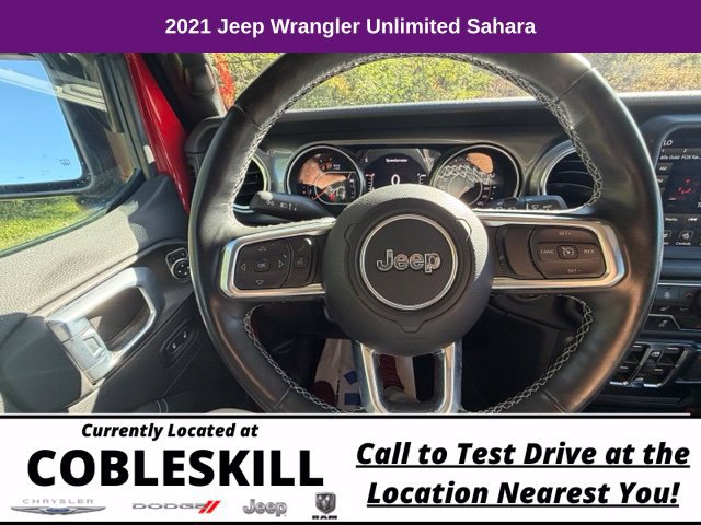 Used 2021 Jeep Wrangler Unlimited Sahara AWD/4WD image 16