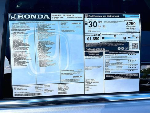New 2026 Honda CR-V EX-L image 18