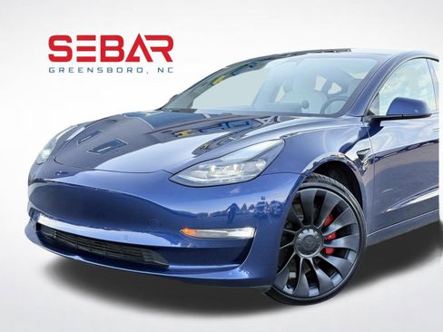 Used 2021 Tesla Model 3 Performance AWD/4WD image 2