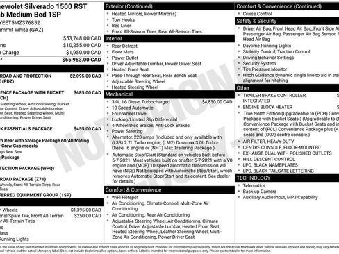 Used 2021 Chevrolet Silverado 1500 RST AWD/4WD image 2