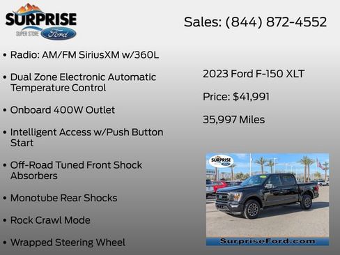 Used 2023 Ford F150 XLT w/ Equipment Group 302A High AWD/4WD image 25