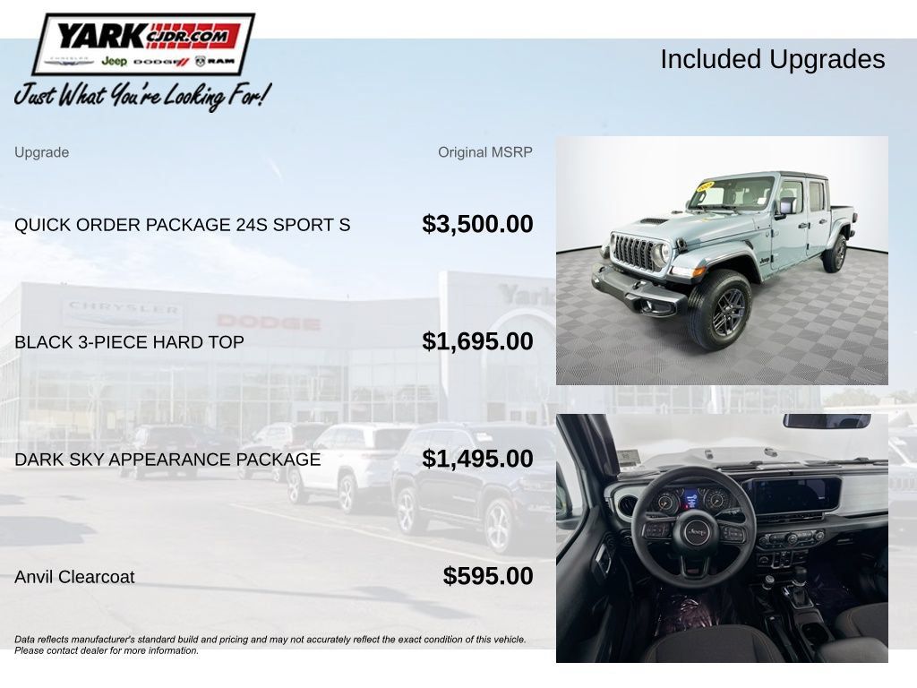 Certified 2025 Jeep Gladiator Sport AWD/4WD image 5