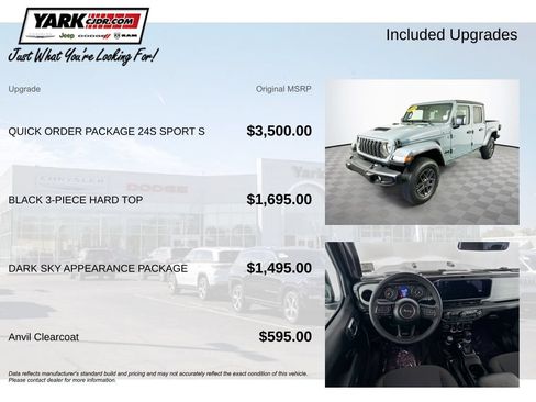 Certified 2025 Jeep Gladiator Sport AWD/4WD image 5