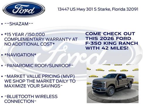 New 2026 Ford F350 King Ranch w/ Chrome Package image 5