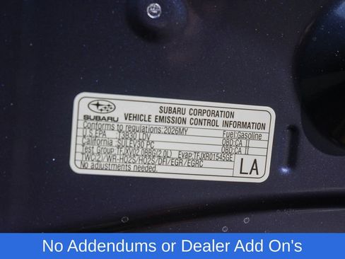 New 2026 Subaru Impreza 2.0i Sport image 13