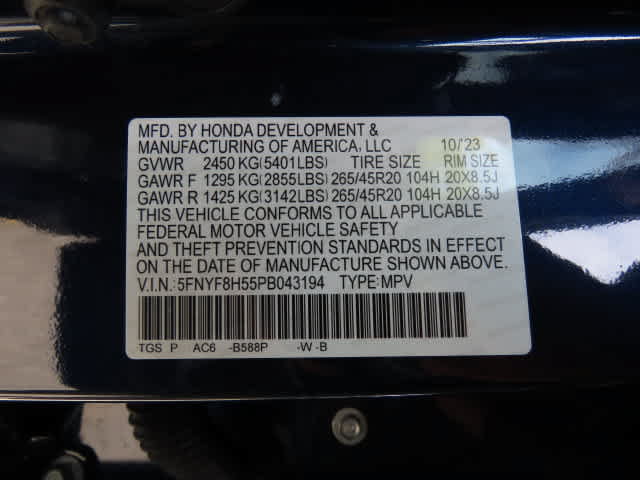 Certified 2023 Honda Passport EX-L image 28