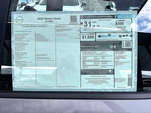 New 2026 Nissan Kicks S FWD image 19