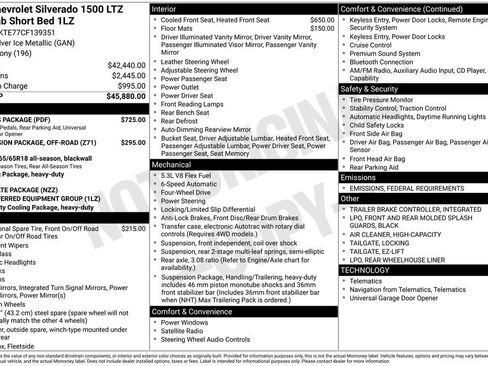 Used 2012 Chevrolet Silverado 1500 LTZ w/ LTZ Plus Package image 11