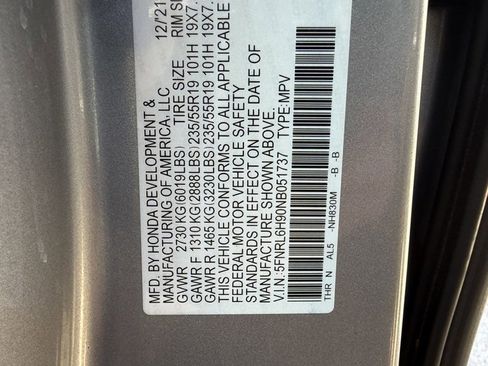 Used 2022 Honda Odyssey Elite image 33