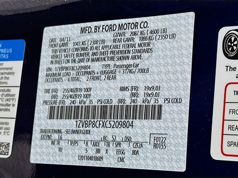 Used 2012 Ford Mustang GT w/ Brembo Brake Pkg image 12