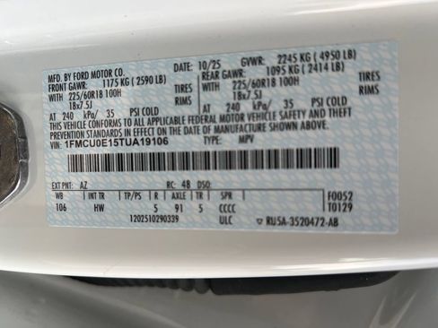 New 2026 Ford Escape SE FWD image 35