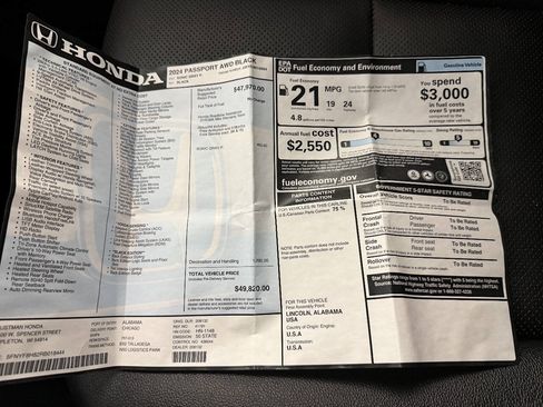 Used 2024 Honda Passport Black Edition image 42