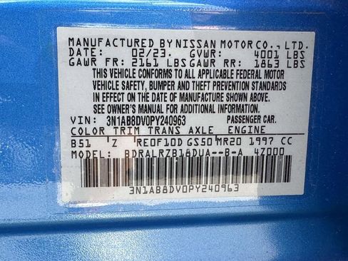Used 2023 Nissan Sentra SR w/ Trunk Package FWD image 31