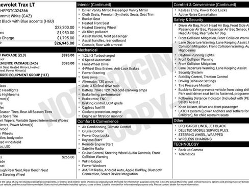 New 2026 Chevrolet Trax LT w/ Sunroof Package image 10