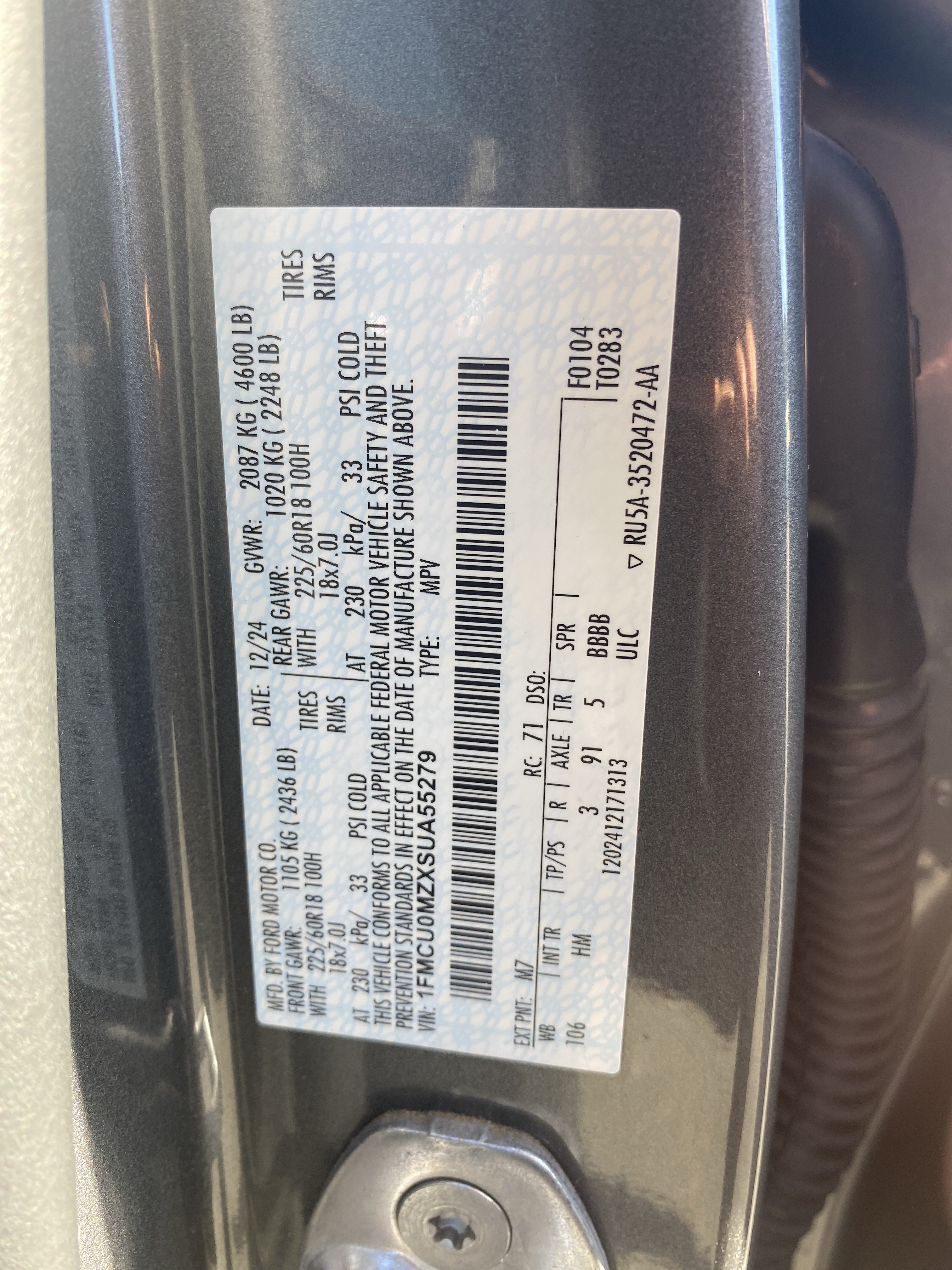 Used 2025 Ford Escape ST-Line w/ Equipment Group 301A FWD image 24