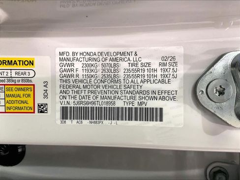 New 2026 Honda CR-V Sport Touring image 17