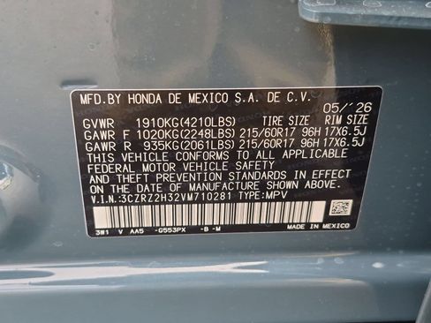 New 2027 Honda HR-V LX image 16