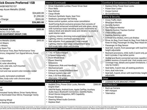 Used 2019 Buick Encore Preferred w/ Safety Package FWD image 11