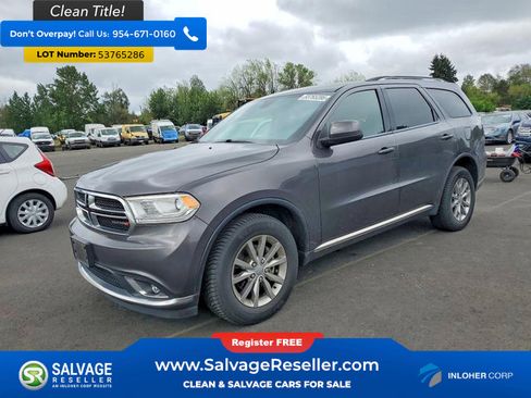 Used 2017 Dodge Durango SXT w/ Quick Order Package 23B AWD/4WD image 1