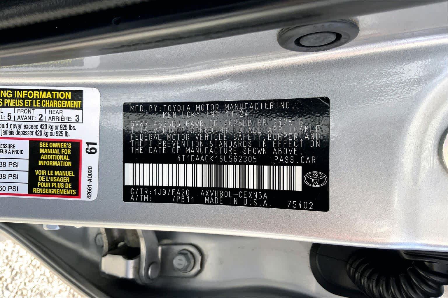 Used 2025 Toyota Camry LE FWD image 36